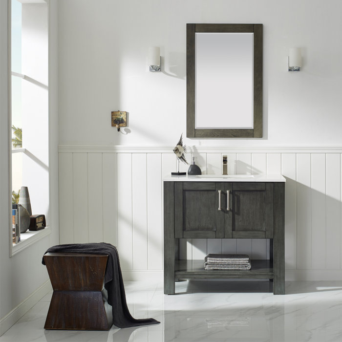 Brayden Studio® Kesgrave 36" Single Bathroom Vanity Set with Mirror